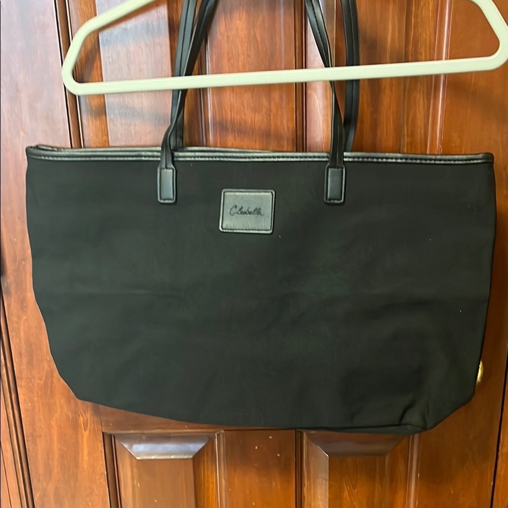 Cleobella Black Canvas Tote Bag